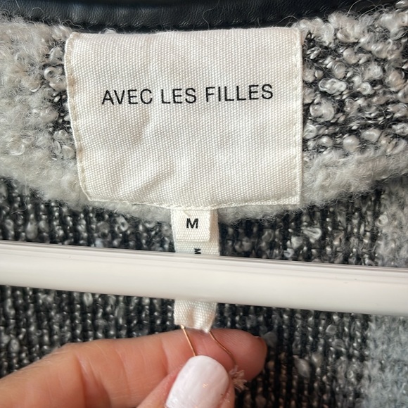 NWT AVEC LES FILLES COATIGAN SWEATER COAT - Picture 4 of 7